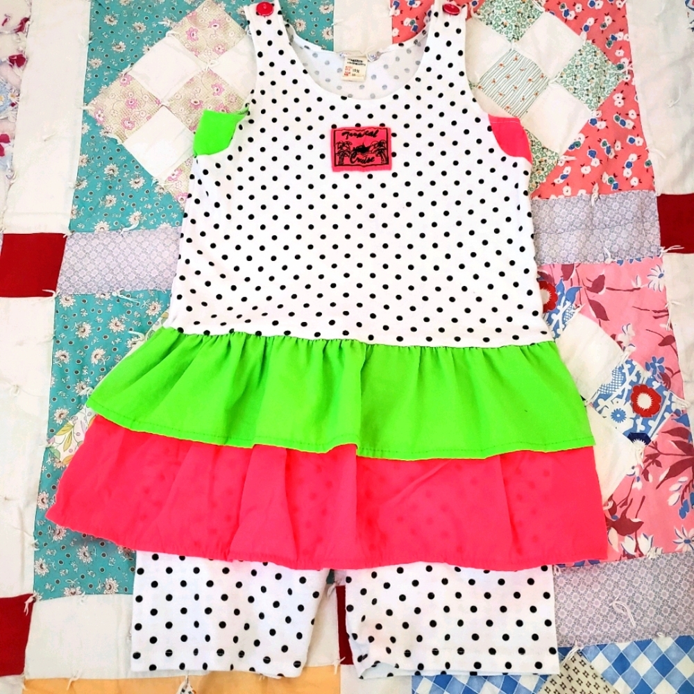 Vintage 80s 90s romper